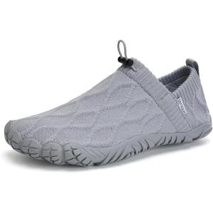 imageWateLves Barefoot Water Shoes Women Men Minimalist Comfortable Walking Shoes Beach Outdoor Running SneakersGrey