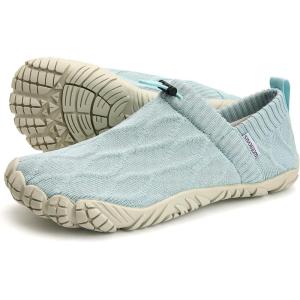 imageWateLves Barefoot Water Shoes Women Men Minimalist Comfortable Walking Shoes Beach Outdoor Running SneakersLight Blue