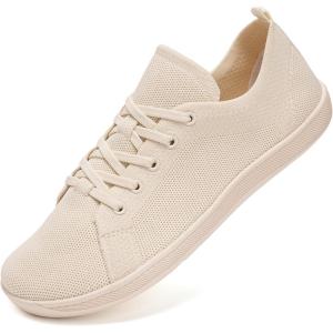 imageWateLves Mens Womens Water Shoes WideToe Breathable Comfortable Quick Dry Minimalist Barefoot ShoesAbeige