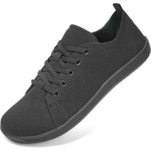 imageWateLves Mens Womens Water Shoes WideToe Breathable Comfortable Quick Dry Minimalist Barefoot ShoesAblack