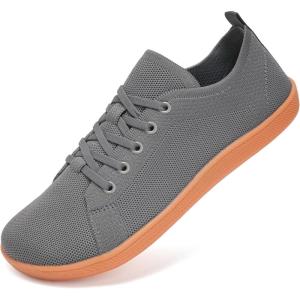 imageWateLves Mens Womens Water Shoes WideToe Breathable Comfortable Quick Dry Minimalist Barefoot ShoesAdark Grey