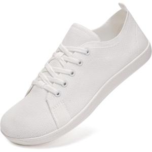 imageWateLves Mens Womens Water Shoes WideToe Breathable Comfortable Quick Dry Minimalist Barefoot ShoesAwhite