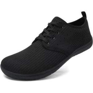 imageWateLves Mens Womens Water Shoes WideToe Breathable Comfortable Quick Dry Minimalist Barefoot ShoesBlack