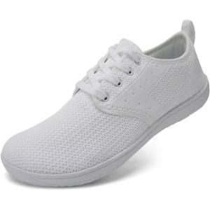 imageWateLves Mens Womens Water Shoes WideToe Breathable Comfortable Quick Dry Minimalist Barefoot ShoesWhite