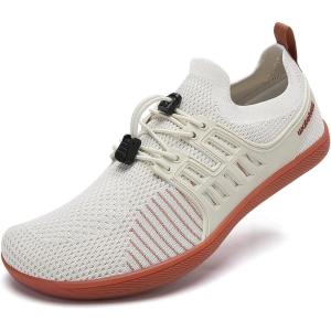 imageWateLves Wide Water Shoes Womens Mens Barefoot Zero Drop Shoes Beach Walking SneakersBeige