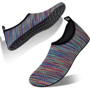 imageWateLves Womens and Mens Kids Water Shoes Barefoot QuickDry Aqua Socks for Beach Swim Surf Yoga ExerciseBohemiabrown