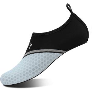 imageWateLves Womens and Mens Kids Water Shoes Barefoot QuickDry Aqua Socks for Beach Swim Surf Yoga ExerciseDlight Blue