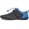 imageWateLves Barefoot Water Shoes for Men Women Wide Toe QuickDry Aqua Sock Outdoor Athletic Sport Shoes Swim Beach Pool Hiking Surfing WalkingAblack Blue