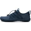 imageWateLves Barefoot Water Shoes for Men Women Wide Toe QuickDry Aqua Sock Outdoor Athletic Sport Shoes Swim Beach Pool Hiking Surfing WalkingBdark Blue