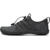 imageWateLves Barefoot Water Shoes for Men Women Wide Toe QuickDry Aqua Sock Outdoor Athletic Sport Shoes Swim Beach Pool Hiking Surfing WalkingBdark Grey