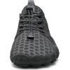 imageWateLves Barefoot Water Shoes for Men Women Wide Toe QuickDry Aqua Sock Outdoor Athletic Sport Shoes Swim Beach Pool Hiking Surfing WalkingBdark Grey