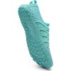 imageWateLves Barefoot Water Shoes for Men Women Wide Toe QuickDry Aqua Sock Outdoor Athletic Sport Shoes Swim Beach Pool Hiking Surfing WalkingBmoon Green