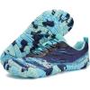imageWateLves Barefoot Water Shoes for Men Women Wide Toe QuickDry Aqua Sock Outdoor Athletic Sport Shoes Swim Beach Pool Hiking Surfing WalkingCamouflage Blue