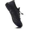 imageWateLves Barefoot Water Shoes for Men Women Wide Toe QuickDry Aqua Sock Outdoor Athletic Sport Shoes Swim Beach Pool Hiking Surfing WalkingCblack