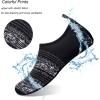imageWateLves Water Shoes for Womens Mens Barefoot QuickDry Aqua Socks for Beach Swim Surf Yoga Exercise New Translucent Color SolesBohemia Black