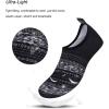 imageWateLves Water Shoes for Womens Mens Barefoot QuickDry Aqua Socks for Beach Swim Surf Yoga Exercise New Translucent Color SolesBohemia Black