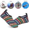 imageWateLves Water Shoes for Womens Mens Barefoot QuickDry Aqua Socks for Beach Swim Surf Yoga Exercise New Translucent Color SolesBohemia Brown