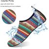 imageWateLves Water Shoes for Womens Mens Barefoot QuickDry Aqua Socks for Beach Swim Surf Yoga Exercise New Translucent Color SolesBohemia Brown