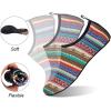 imageWateLves Water Shoes for Womens Mens Barefoot QuickDry Aqua Socks for Beach Swim Surf Yoga Exercise New Translucent Color SolesBohemia Brown