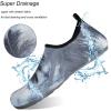 imageWateLves Water Shoes for Womens Mens Barefoot QuickDry Aqua Socks for Beach Swim Surf Yoga Exercise New Translucent Color SolesCoconut Tree