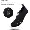 imageWateLves Water Shoes for Womens Mens Barefoot QuickDry Aqua Socks for Beach Swim Surf Yoga Exercise New Translucent Color SolesDots Black