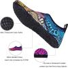 imageWateLves Water Shoes for Womens Mens Barefoot QuickDry Aqua Socks for Beach Swim Surf Yoga Exercise New Translucent Color SolesFlower Gradient
