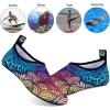 imageWateLves Water Shoes for Womens Mens Barefoot QuickDry Aqua Socks for Beach Swim Surf Yoga Exercise New Translucent Color SolesFlower Gradient