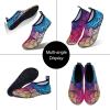 imageWateLves Water Shoes for Womens Mens Barefoot QuickDry Aqua Socks for Beach Swim Surf Yoga Exercise New Translucent Color SolesFlower Gradient