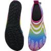 imageWateLves Water Shoes for Womens Mens Barefoot QuickDry Aqua Socks for Beach Swim Surf Yoga Exercise New Translucent Color SolesJyrainbow