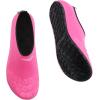 imageWateLves Water Shoes for Womens Mens Barefoot QuickDry Aqua Socks for Beach Swim Surf Yoga Exercise New Translucent Color SolesLtrose