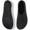 imageWateLves Water Shoes for Womens Mens Barefoot QuickDry Aqua Socks for Beach Swim Surf Yoga Exercise New Translucent Color SolesLxgblack