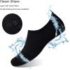imageWateLves Water Shoes for Womens Mens Barefoot QuickDry Aqua Socks for Beach Swim Surf Yoga Exercise New Translucent Color SolesLxyblack