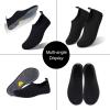 imageWateLves Water Shoes for Womens Mens Barefoot QuickDry Aqua Socks for Beach Swim Surf Yoga Exercise New Translucent Color SolesLxyblack