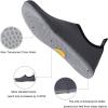 imageWateLves Water Shoes for Womens Mens Barefoot QuickDry Aqua Socks for Beach Swim Surf Yoga Exercise New Translucent Color SolesLxygray