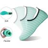 imageWateLves Water Shoes for Womens Mens Barefoot QuickDry Aqua Socks for Beach Swim Surf Yoga Exercise New Translucent Color SolesLxylight Blue