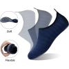 imageWateLves Water Shoes for Womens Mens Barefoot QuickDry Aqua Socks for Beach Swim Surf Yoga Exercise New Translucent Color SolesLxynavy