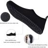 imageWateLves Water Shoes for Womens Mens Barefoot QuickDry Aqua Socks for Beach Swim Surf Yoga Exercise New Translucent Color SolesNblack