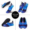 imageWateLves Water Shoes for Womens Mens Barefoot QuickDry Aqua Socks for Beach Swim Surf Yoga Exercise New Translucent Color SolesNebula Blue