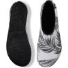 imageWateLves Water Shoes for Womens Mens Barefoot QuickDry Aqua Socks for Beach Swim Surf Yoga Exercise New Translucent Color SolesPalm Leaves