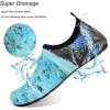 imageWateLves Water Shoes for Womens Mens Barefoot QuickDry Aqua Socks for Beach Swim Surf Yoga Exercise New Translucent Color SolesSea World
