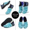 imageWateLves Water Shoes for Womens Mens Barefoot QuickDry Aqua Socks for Beach Swim Surf Yoga Exercise New Translucent Color SolesSea World