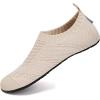 imageWateLves Womens Barefoot Water Shoes Travel House Slippers for Indoor and Outdoor Aqua Socks for Beach Swim Surf Yoga Dancing Camping Must HavesBeige1