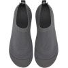 imageWateLves Womens Barefoot Water Shoes Travel House Slippers for Indoor and Outdoor Aqua Socks for Beach Swim Surf Yoga Dancing Camping Must HavesDark Grey1