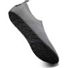 imageWateLves Womens Barefoot Water Shoes Travel House Slippers for Indoor and Outdoor Aqua Socks for Beach Swim Surf Yoga Dancing Camping Must HavesDark Grey1