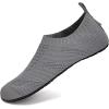 imageWateLves Womens Barefoot Water Shoes Travel House Slippers for Indoor and Outdoor Aqua Socks for Beach Swim Surf Yoga Dancing Camping Must HavesDark Grey1
