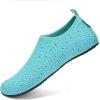 imageWateLves Womens Barefoot Water Shoes Travel House Slippers for Indoor and Outdoor Aqua Socks for Beach Swim Surf Yoga Dancing Camping Must HavesDiamondgreen