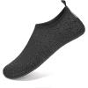 imageWateLves Womens Barefoot Water Shoes Travel House Slippers for Indoor and Outdoor Aqua Socks for Beach Swim Surf Yoga Dancing Camping Must HavesDiamondblack