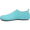 imageWateLves Womens Barefoot Water Shoes Travel House Slippers for Indoor and Outdoor Aqua Socks for Beach Swim Surf Yoga Dancing Camping Must HavesDiamondgreen