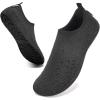 imageWateLves Womens Barefoot Water Shoes Travel House Slippers for Indoor and Outdoor Aqua Socks for Beach Swim Surf Yoga Dancing Camping Must HavesDiamondblack