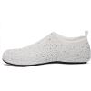 imageWateLves Womens Barefoot Water Shoes Travel House Slippers for Indoor and Outdoor Aqua Socks for Beach Swim Surf Yoga Dancing Camping Must HavesDiamondwhite